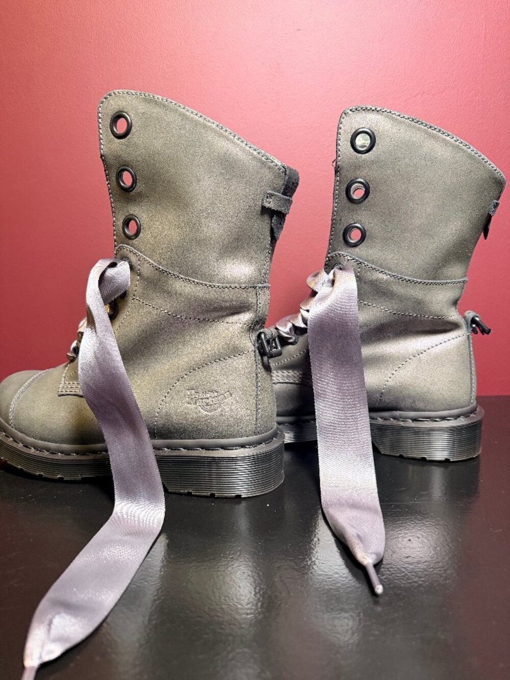 Dr. Martens Aimilie Lace Up Foldover Boot Size 7 - NWOB - Picture 4 of 13